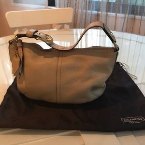 Leather Coach Baguette-style Handbag-Like NEW!!